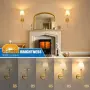 2 златисти акумулаторни аплика NIORSUN с дистанционно, 50,5 см, снимка 5