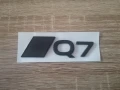 черен гланц емблема Audi Q7 нов стил, снимка 1