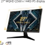 Монитор ASUS VG27AQ1A – 27", QHD, 165Hz, IPS, снимка 7