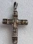 Сребърен кръст с гранати и руски кръст с емайл и позлата, снимка 13