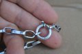 Сребърен ланец/синджир, снимка 7