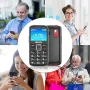 Нов Мобилен телефон с големи бутони за възрастни Отключен SOS бутон, снимка 7