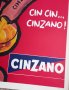 Cinzano оригинален плакат, перфектно състояние!, снимка 3
