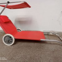 Шезлонг, плажен стол на колела, сгъваемо легло туристическо , снимка 5 - Къмпинг мебели - 40999060