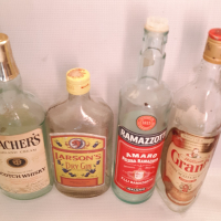 Стари бутилки от алкохол, вино и др., празни, снимка 10 - Колекции - 35683198