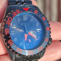 Часовник Seiko SKX007 Black PVD - Mod , снимка 1 - Мъжки - 40811881