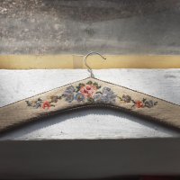 Уникални стари антикварни закачалки плетени тъкани фъкани, снимка 3 - Антикварни и старинни предмети - 35895015