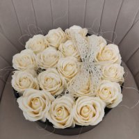 Кутия с ароматни сапунени рози , снимка 4 - Романтични подаръци - 39605764