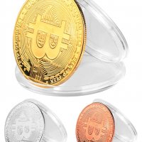 Биткойн монета / Bitcoin ( BTC ) - 3 модела, снимка 3 - Нумизматика и бонистика - 39011537