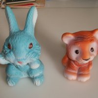 Две соц гумени играчки СССР, снимка 1 - Кукли - 42302875