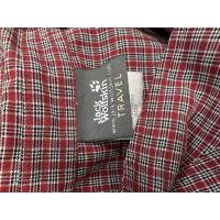 Мъжка риза JACK WOLFSKIN размер 3XL XXXL червено каре, снимка 2 - Ризи - 44569208