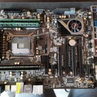 Дънна платка X79 ASRock X79 Extreme4 + E5-1620 3600MHz 3800MHz(turbo) + 32GB DDR3 1600MHz Quad, снимка 1 - Дънни платки - 30368221