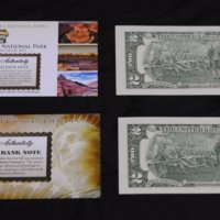 Банкнота $2 /2009-2003А/ colorized NIAGARA FALLS или GRAND CANYON NATIONAL PARK, снимка 7 - Нумизматика и бонистика - 39132244
