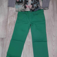 Блузка ZARA и дънки Gymboree , снимка 4 - Детски панталони и дънки - 44836174