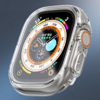 Apple Watch / Ultra / SE 2022 / Series 8 / Твърд удароустойчив кейс с протектор, снимка 3 - Смарт гривни - 41060907