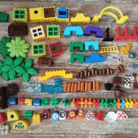 Lego Duplo Лего Дупло Колекция - Влакове Коли Фигурки Блокчета Трева, снимка 9 - Конструктори - 35869978
