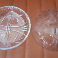 Кристални чинийки за сухи мезета 4 бр , снимка 3 - Чинии - 42030474