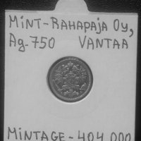 Монета Руска Финландия 25 Пения 1889 г. Цар Александър III, снимка 2 - Нумизматика и бонистика - 35769571