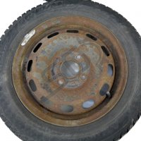 Стоманени джанти 4x108 с гуми R14 Mazda 2 I (DY)(2003-2007) ID:92014, снимка 3 - Части - 39289319