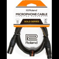 Roland Gold Series XLR микрофонен кабел 5 фута черен, снимка 1 - Други - 40932568