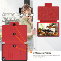 TECHGEAR Enduro Магнитен калъф за Samsung Galaxy Tab A9 Plus 11" (SM-X210 / SM-X215), червен, снимка 8 - Калъфи, кейсове - 44559007