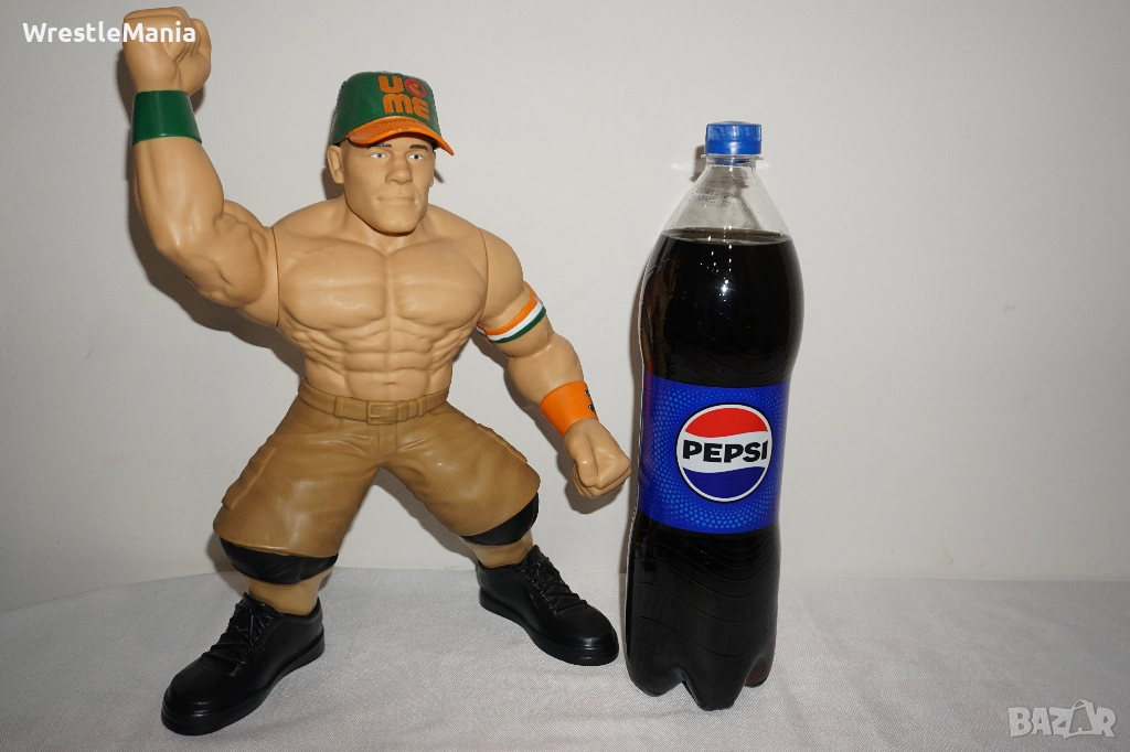 Рядка Оригинална Голяма Говореща Кеч Фигура На John Cena 36см, снимка 1