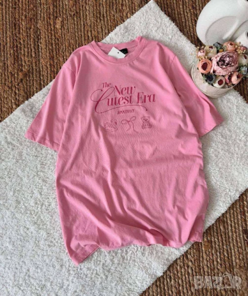 Тениска памук Овърсайз  , снимка 1