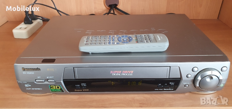 Видео рекордер Panasonic NV-HS850 SuperVHS HI-FI stereo, снимка 1