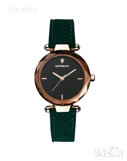 Дамски часовник Velletri, с кадифена каишка (005) - 2 цвята, снимка 1