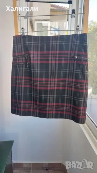 Дамска карирана къса пола Орсей Orsay , размер 40, снимка 1
