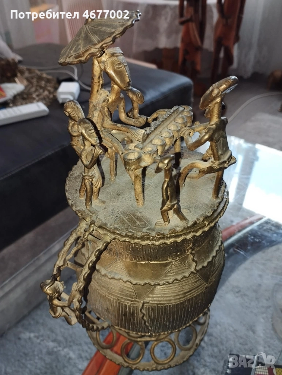 Стара африканска скулптура, снимка 1