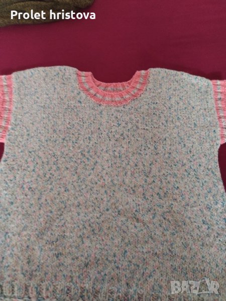 Ръчно плетени жилетки и пуловер, без ръкав, снимка 1