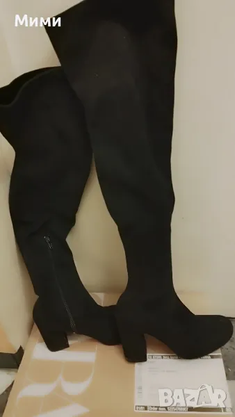 продавам велурени чизми, снимка 1