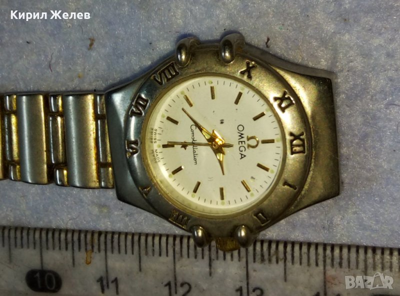 OMEGA Constellation КРАСИВ МОДЕН ДАМСКИ КВАРЦОВ ЧАСОВНИК ОМЕГА 38808, снимка 1