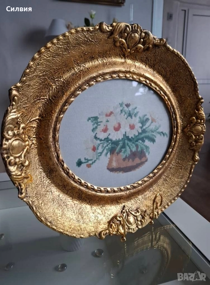 Гоблен с красива рамка , снимка 1