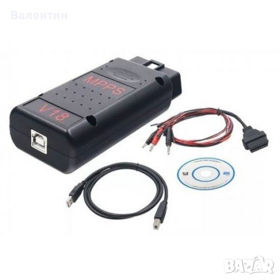 MPPS K + CAN V18 ПЪЛЕН КОМПЛЕКТ OBD + TRICORE + MULTIBOOT, снимка 1