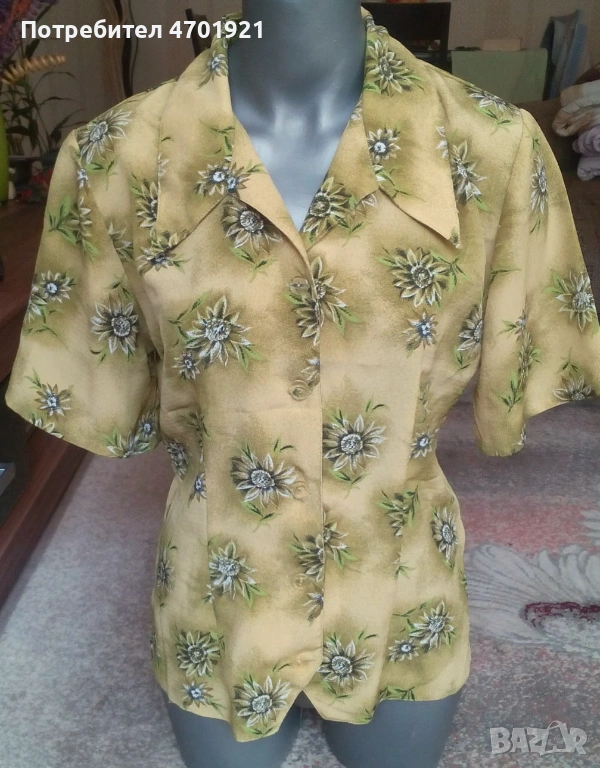 Дамска риза на цветя, снимка 1