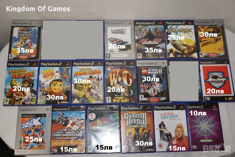 Игри за PS2 Sonic Heroes/LA RUSH/MX VS ATV/Shrek SuperSlam/Bee/Air Ranger/Driver/SSX Tricky/WRC 2/, снимка 1