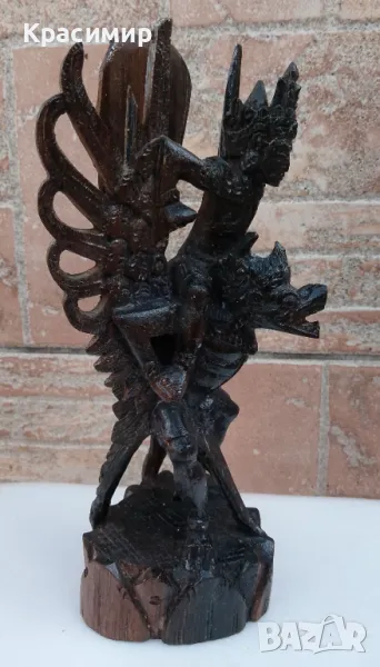 От времето на МАЙТЕ. Ръчна изработка Дървена статуетка , снимка 1