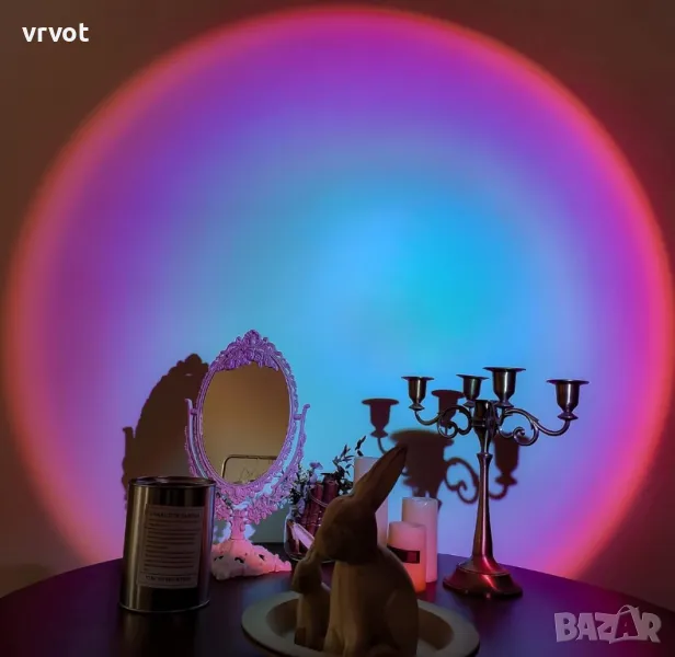 Atmosphere Lamp Романтична LED лампа за проектор за семейно събиране Парти фотография Подова стойка , снимка 1