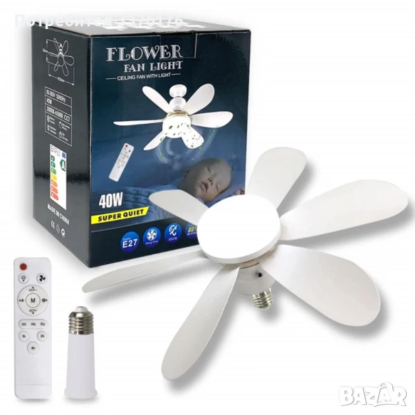 Вентилаторна лампа, снимка 1