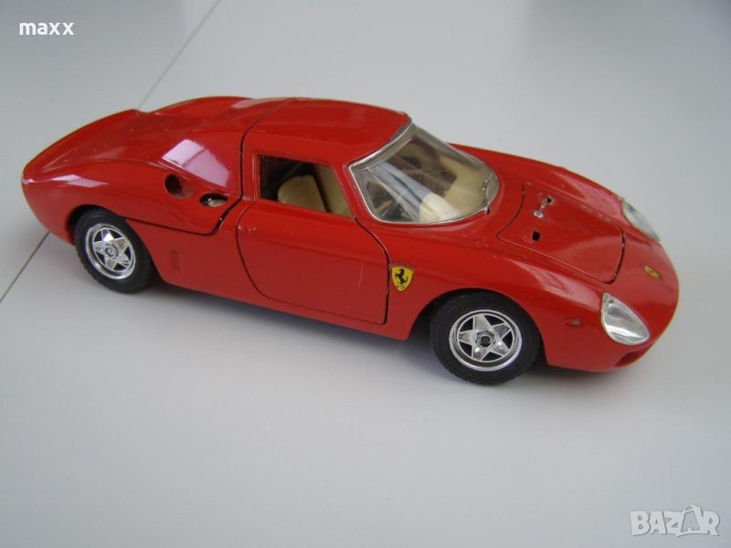 Метална количка  FERRARI 250 LE MANS 1965 1:24 колекционерска, снимка 1