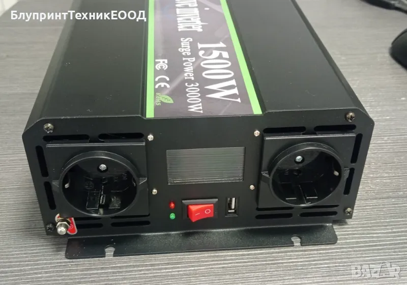 Инвертори SUYEEGO 3000/1500W пълна синусоида 12 или 24V DC, снимка 1