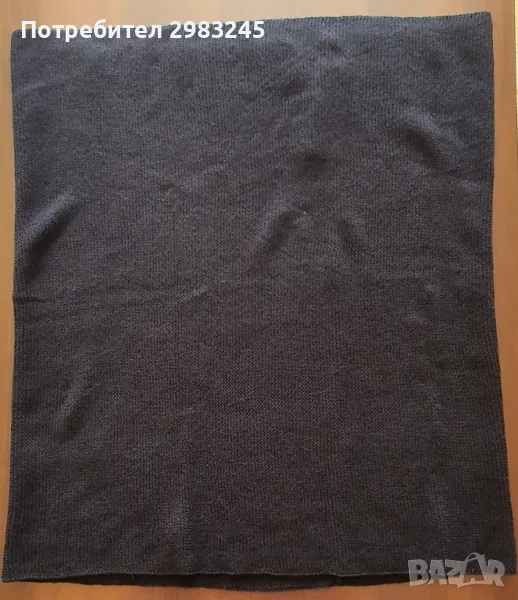 Дамски черен шал-снуд, снимка 1