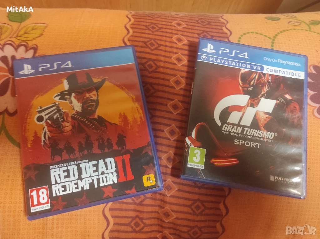 Red Dead Redemption 2 и Gran Turismo Sport, снимка 1