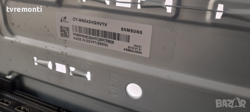 лед диоди от дисплей CY-NN043HGHV1V от телевизор SAMSUNG модел UE43RU7025K, снимка 1