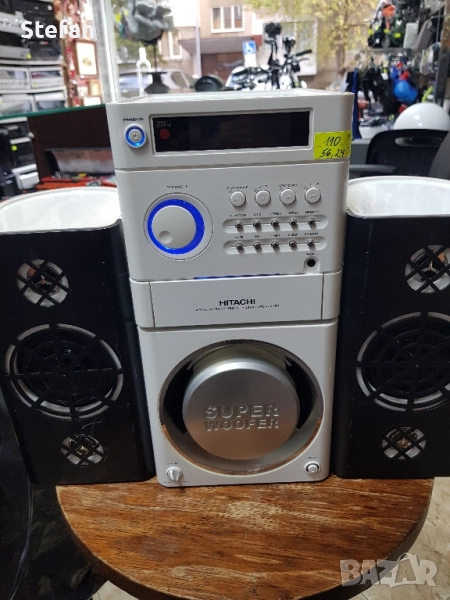 HITACHI MP3 CD MICRO SYSTEM WITH USB & CARD READER, снимка 1