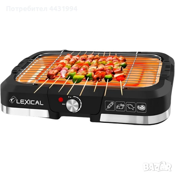 Електрическо барбекю 1800W LBQ-2590, снимка 1