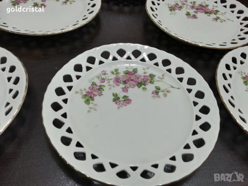 Стар български порцелан Изида чинийки, снимка 1