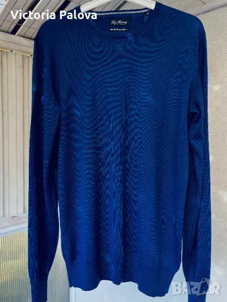 Пуловер/ блуза нежен меринос TOM RUSBORG  Дания, снимка 1